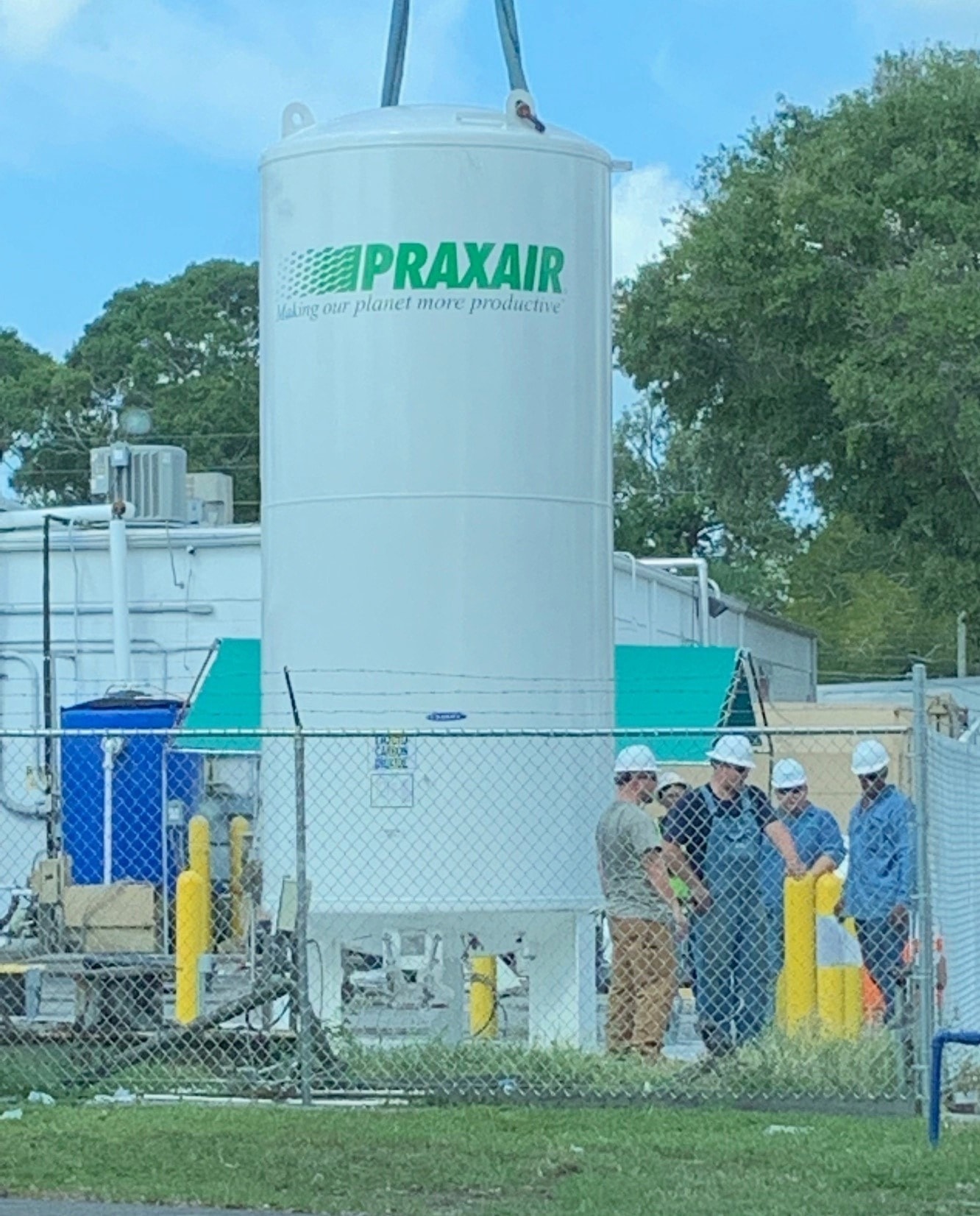 New Large Tank Installation
